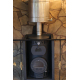 SMARTIN HE City Oven-300 — варочная дровяная печь для квартиры с духовкой и стеклом