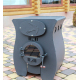 піч опалювальна сталева 09Г2С SMARTIN HE Classic -150 двокамерна з варильною поверхнею та склом